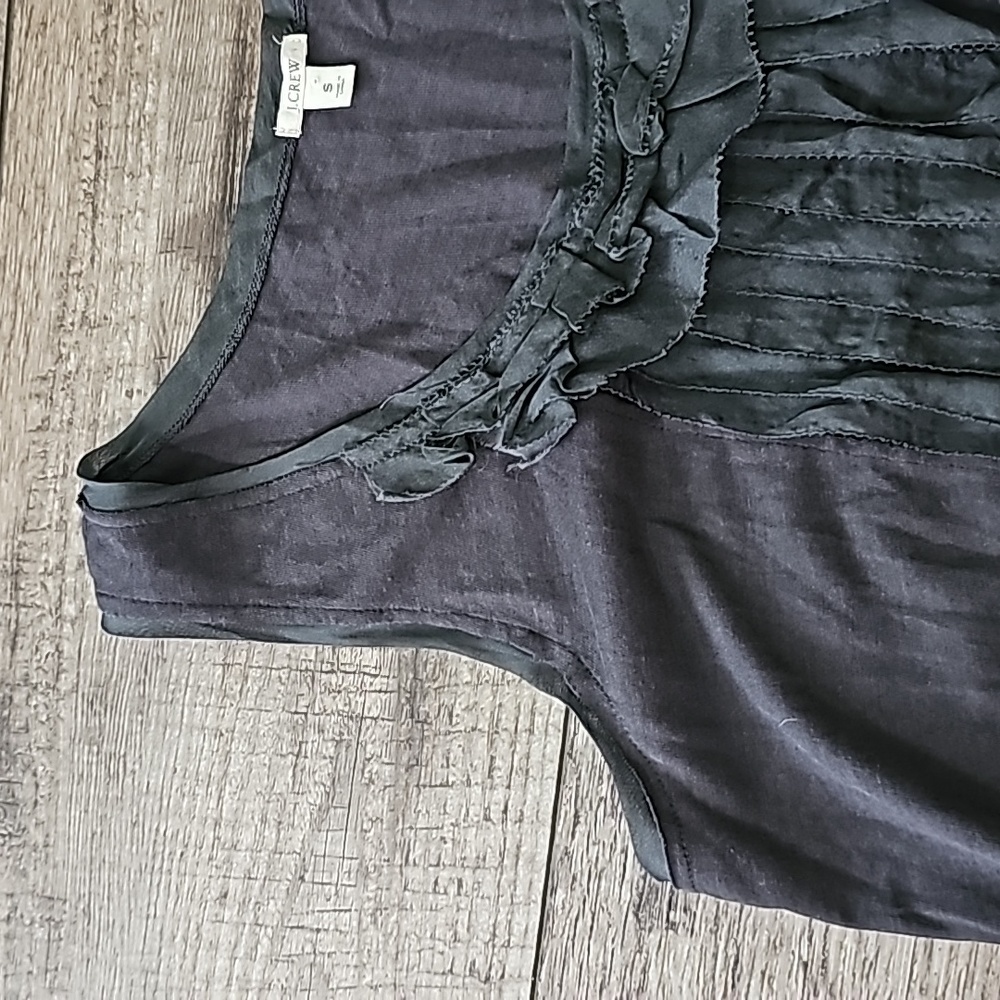 J.crew Silk Ruffle Tank Top - Picture 4 of 8